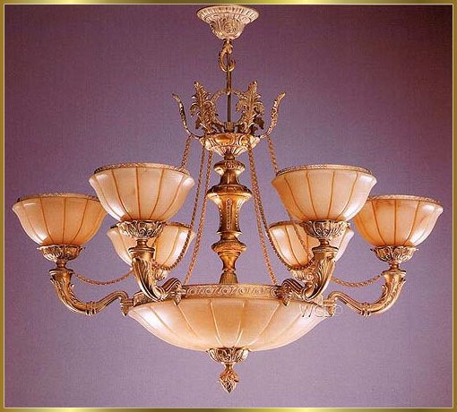 Alabaster Chandeliers Model: RL 1201-80